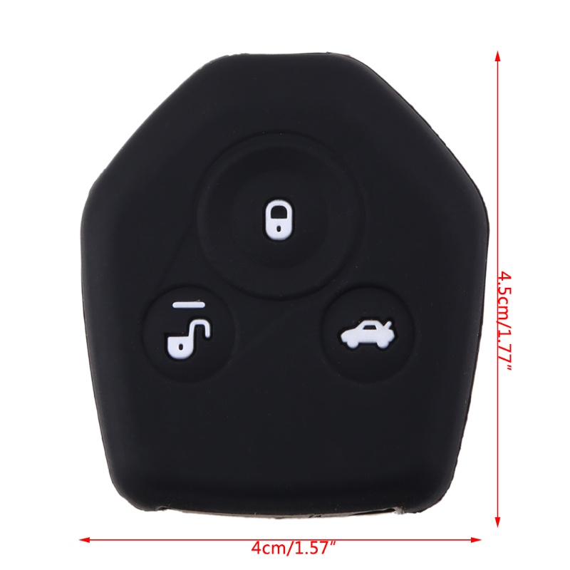 Vỏ Bọc Chìa Khóa Điều Khiển 3 Nút Bằng Silicon Cho Forester Outback Le