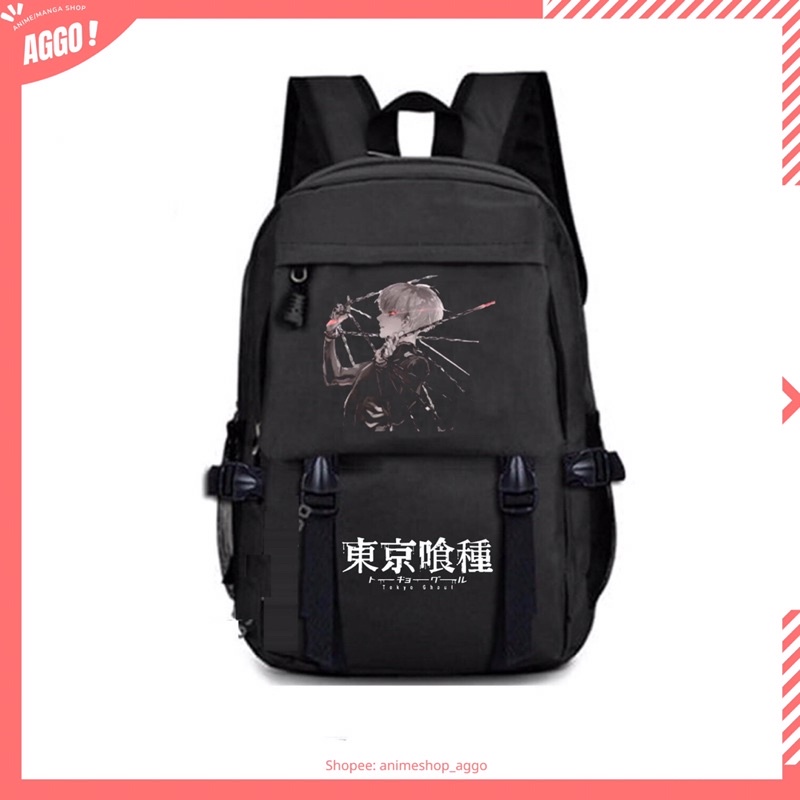 Balo Đi Học Anime Tokyo Ghoul - Kaneki Ken Mẫu Mới Chất Đẹp Loại 1