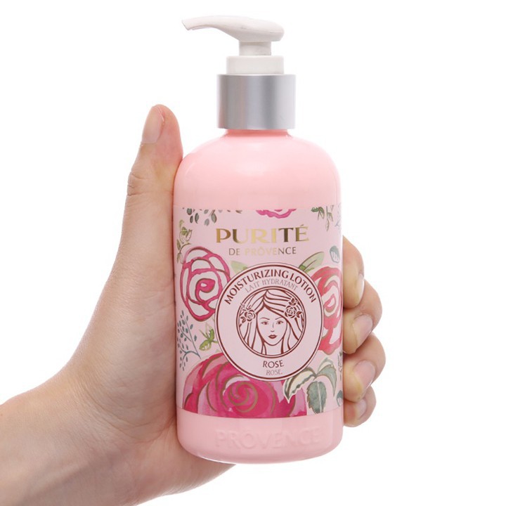 Sữa Dưỡng Thể PURITÉ Mềm Mịn Hương Hoa Hồng 250ml