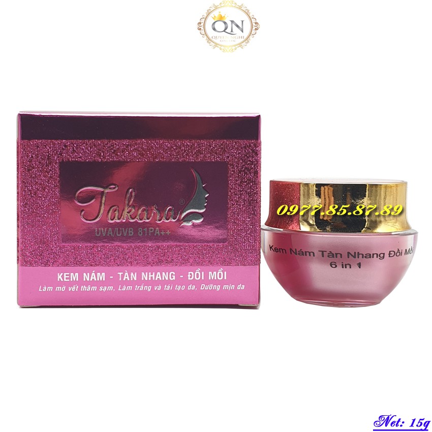 Kem Nám - Tàn nhang - Đồi Mồi 6 in 1 TAKARA