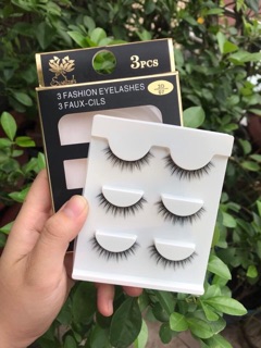 👁Set 3 cặp mi giả lông chồn 3D Faux-Cils 👁
