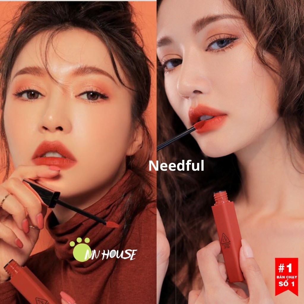 Son kem lì 3CE cloud lip tint dưỡng môi, dưỡng ẩm - son lì, son lỳ, son môi Needful, Pinkalicious, FairyCake NN HOUSE