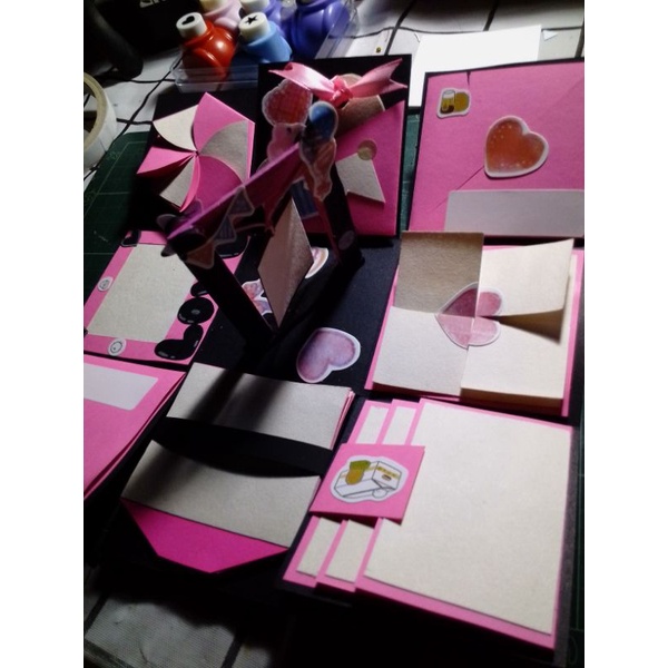 4110 love box handmade gắn hình