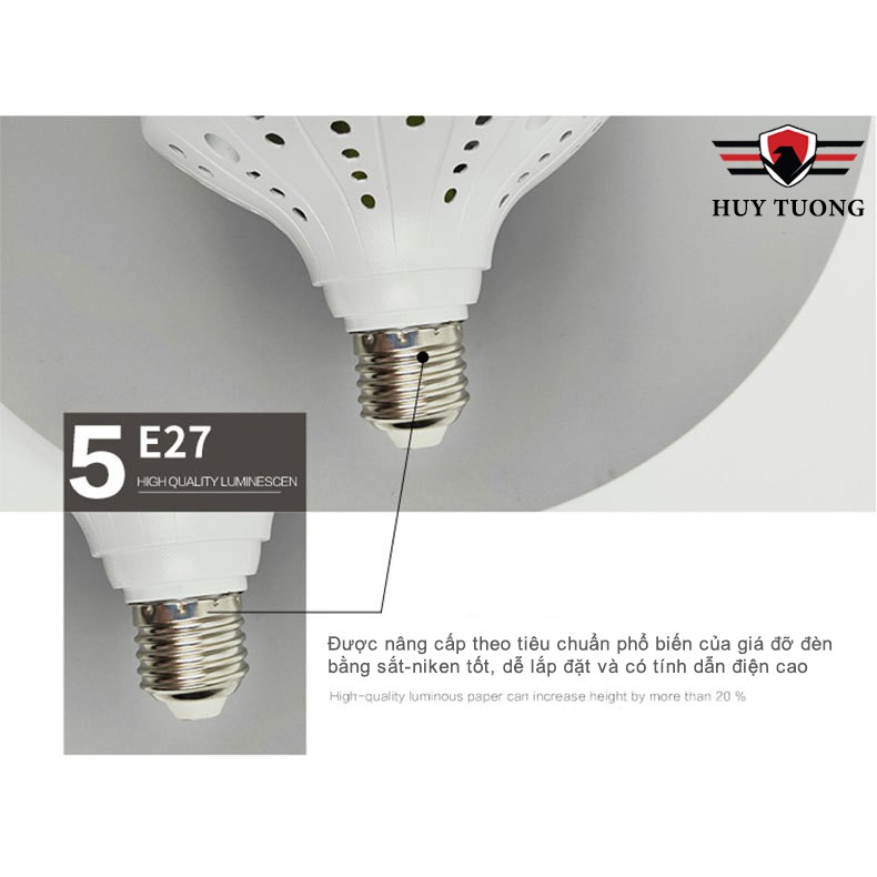 Bóng đèn Led Bulb thân trụ nhôm kín nước siêu sáng,  Đèn led bulb 50W, 100W, 150W cao cấp - Huy Tưởng