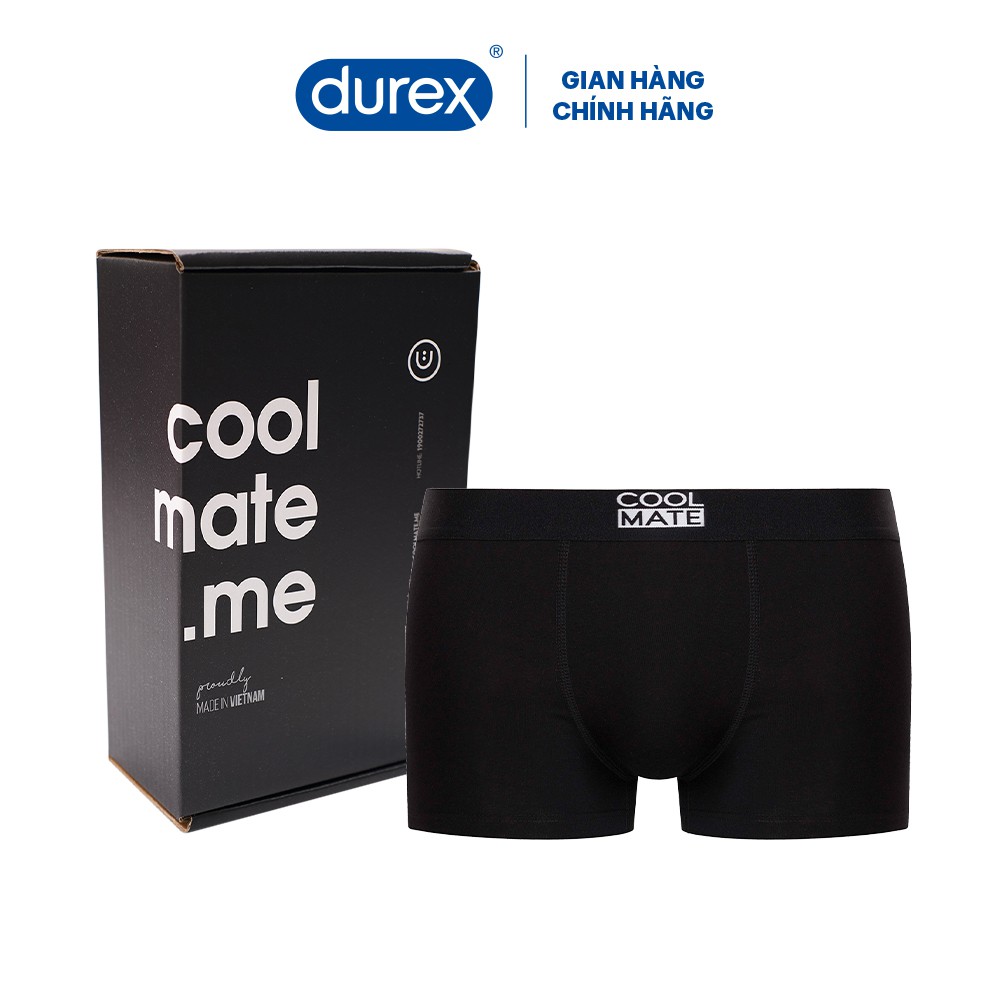 Quà tặng độc quyền Durex – Combo 2 quần Trunk chất liệu Bamboo kháng khuẩn Coolmate