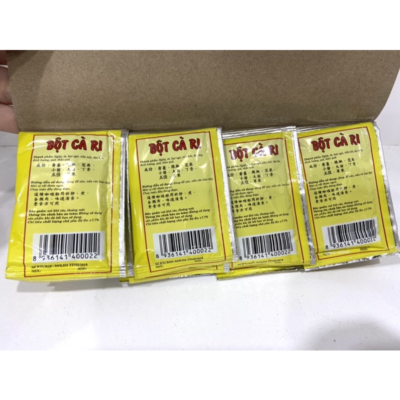 Bột Cà Ri Bơ Kim Tinh gói 3gr