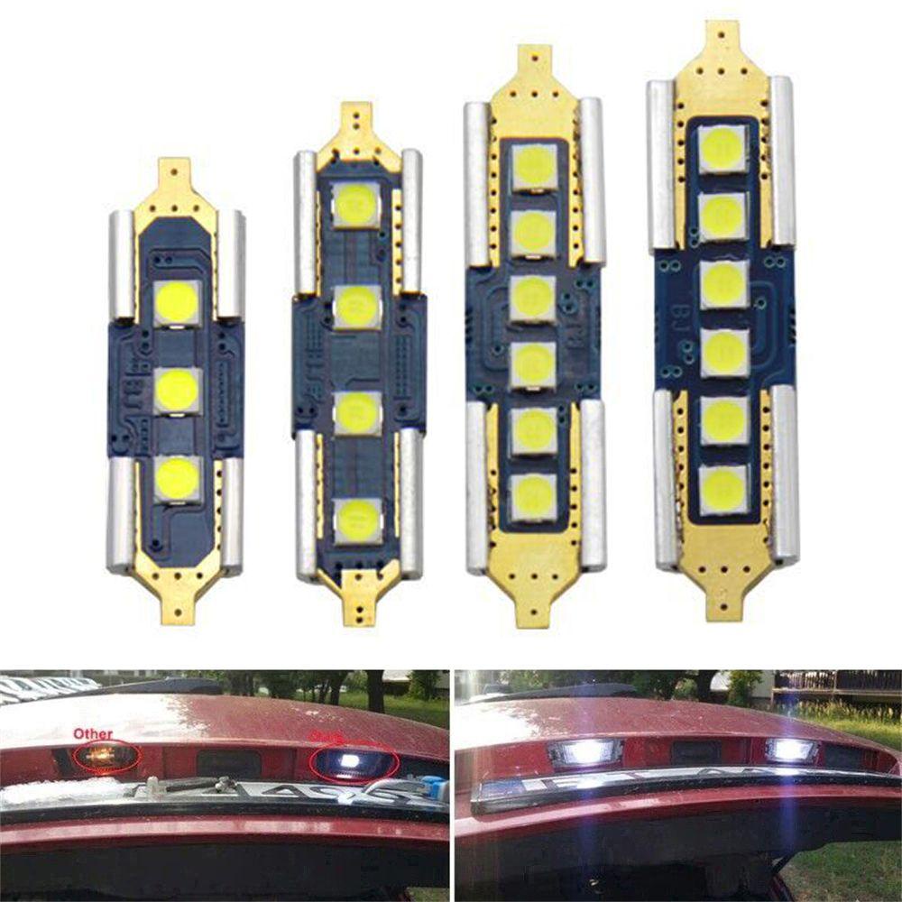 Set 2 Đèn LED Đọc Sách DC12V COB 31 36 39 41MM Cho Xe Ô Tô