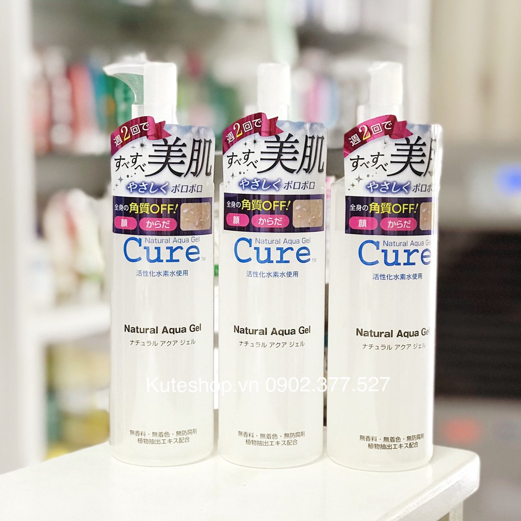 Tẩy Da Chết Cure Natural Aqua Gel Nội Địa Nhật Bản 250g (mẫu mới) | BigBuy360 - bigbuy360.vn