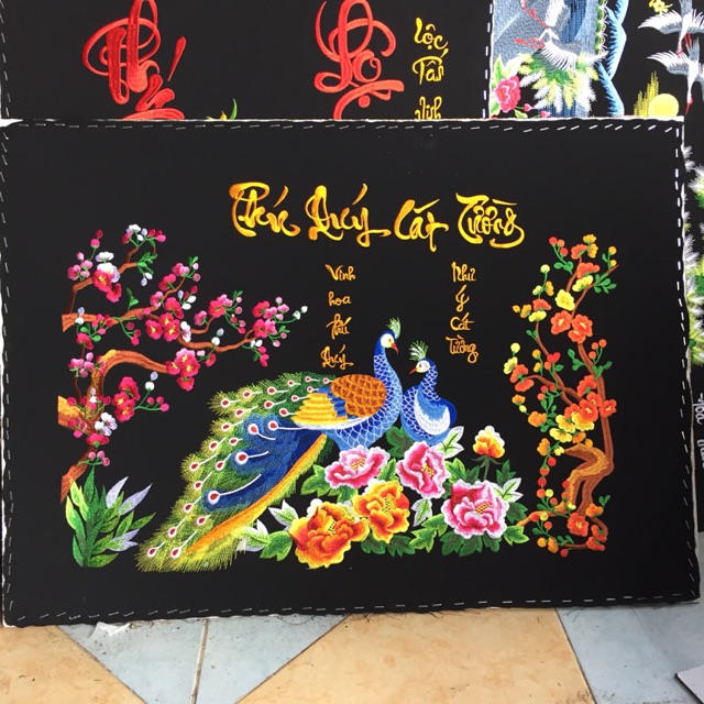 Tranh thêu vi tính chưa khung