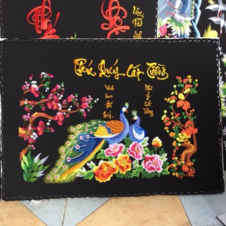 Tranh thêu vi tính chưa khung