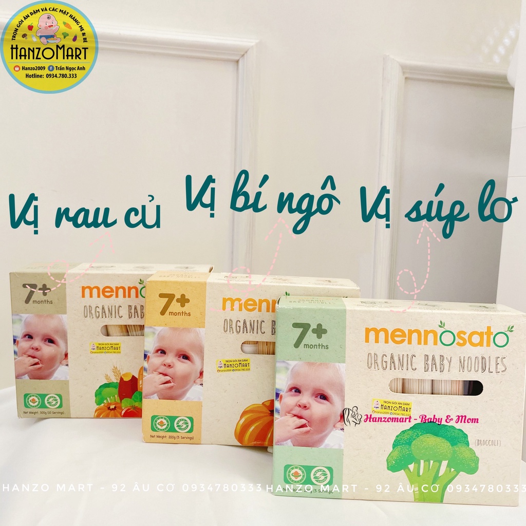 Mì ăn dặm cho bé hữu cơ Mì Somen, Udon, Nui Wakodo Nhật Bản . Đồ ăn dặm tách muối cho bé