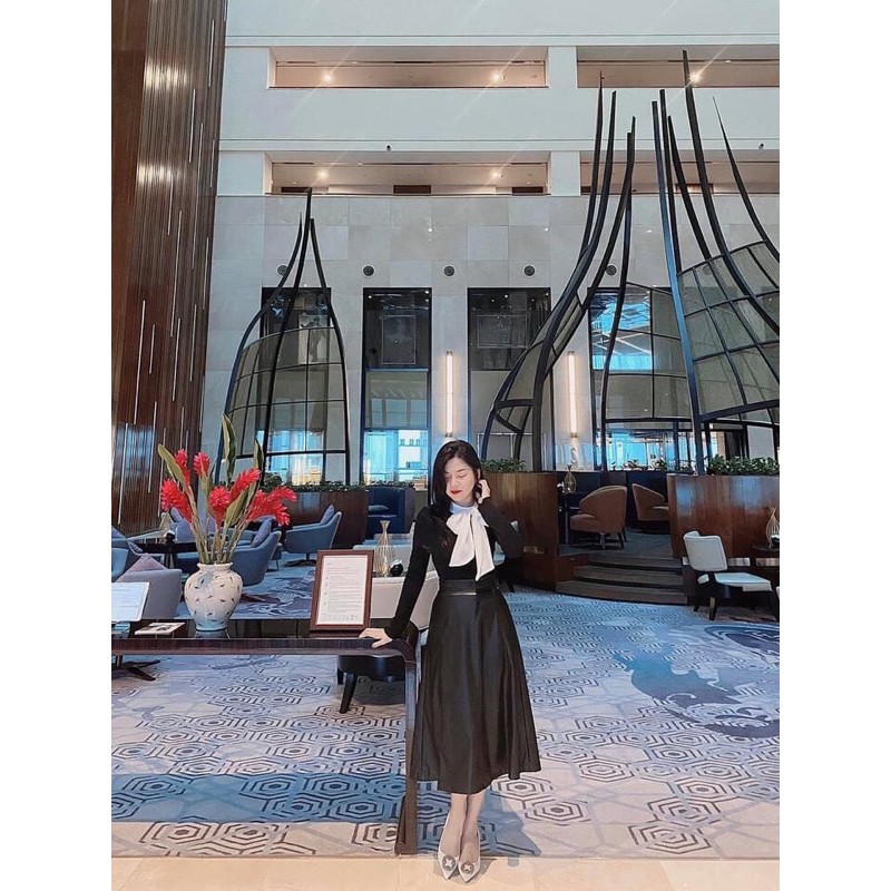 ⚡️ÁO NƠ⚡️Áo nơ cổ trắng chất len tăm | BigBuy360 - bigbuy360.vn