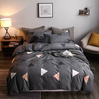 [RẺ VÔ ĐỊCH] Bộ chăn ga gối cotton poly nhập khẩu tam giác đen
