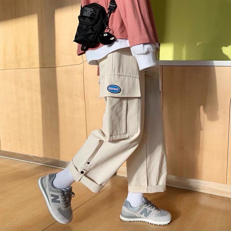 Quần Thể Thao Túi Hộp Khuy Gấu Unisex