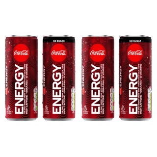 THÙNG 24 LON NƯỚC TĂNG LỰC COCA-COLA ENERGY 250ML