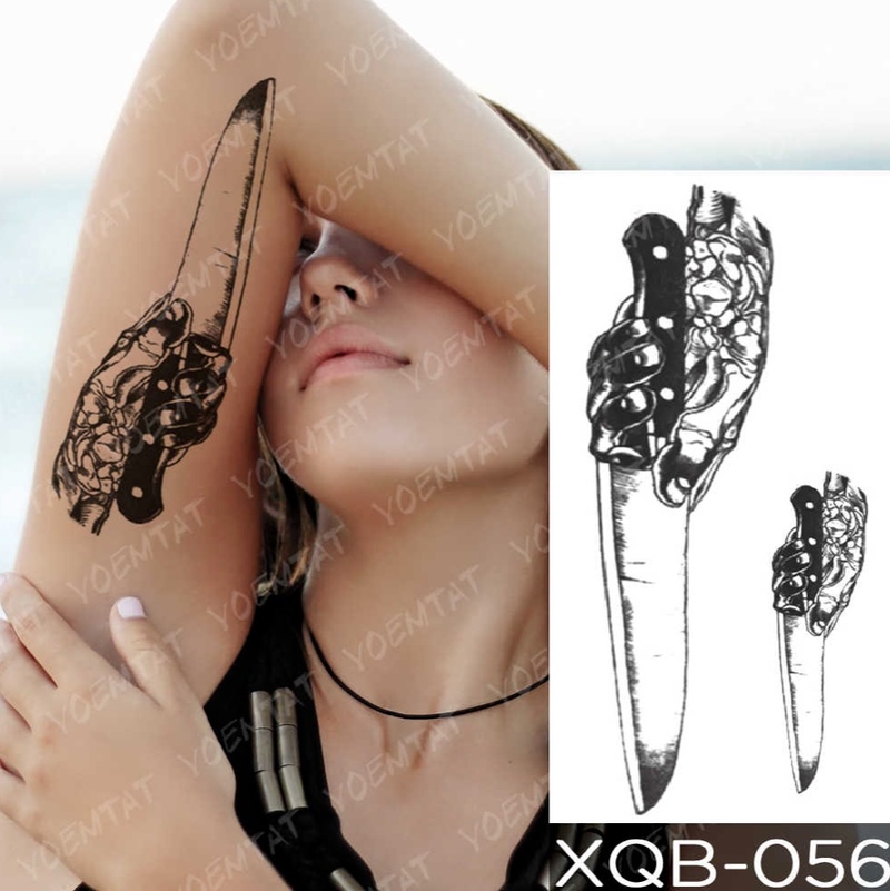 Phù Hợp Miếng Dán Hình Xăm Tạm Thời Chống Nước Hình Con Hổ / Gấu / Chó Sói / Chim / Hổ / Chó Sói / Mặt Trăng / Chim Chó Sói / Báo / Chó Sói / Sư Tử Độc Đáo