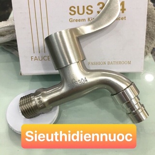 0vòi hồ vòi nước inox 304 cao cấp