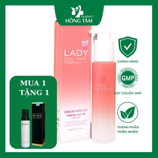 DUNG DỊCH NƯỚC HOA VÙNG KÍN CAO CẤP LADY (DẠNG RỬA) - NHÀ THUỐC HỒNG TÂM PHARMACY