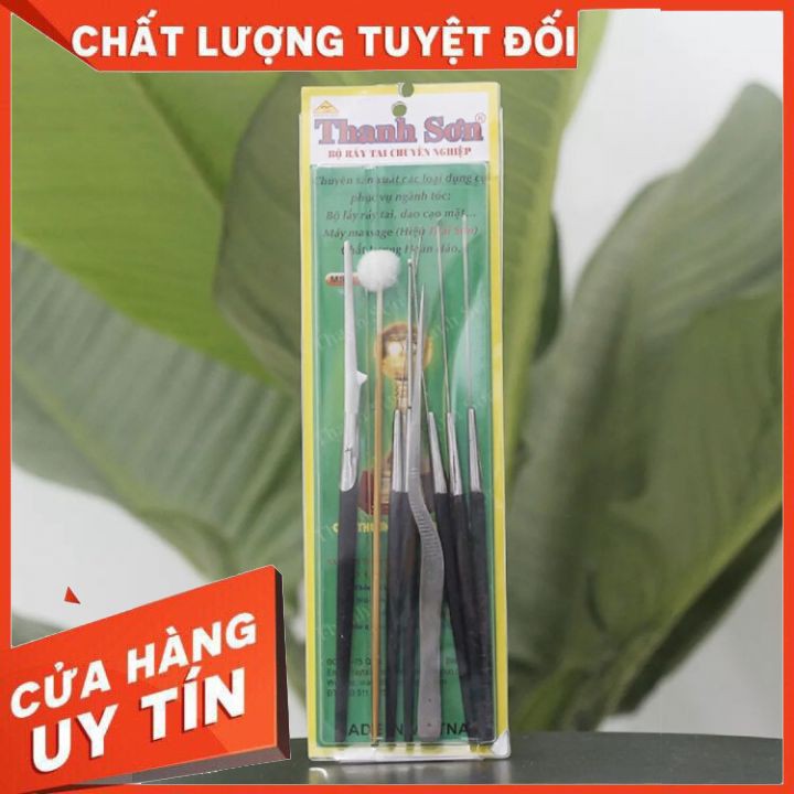 [tận gốc bộ lấy ráy tai thanh sơn bộ gồm 8 món dùng cho salon và tiện lợi  dùng cho ở ️️️️️