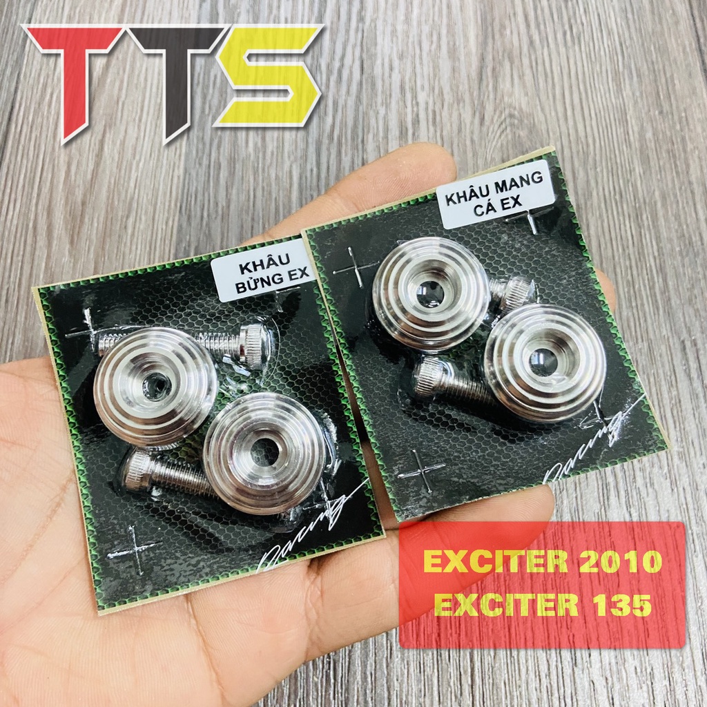 Khâu bửng, khâu nắp che sên mang cá lắp Ex 135, Exciter 2010 mẫu nhỏ các đời chất liệu inox 304