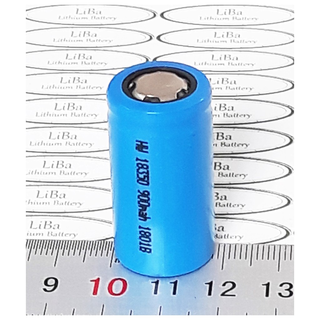 Pin Lithium 3.7V 850mAh 18350 - LiBa