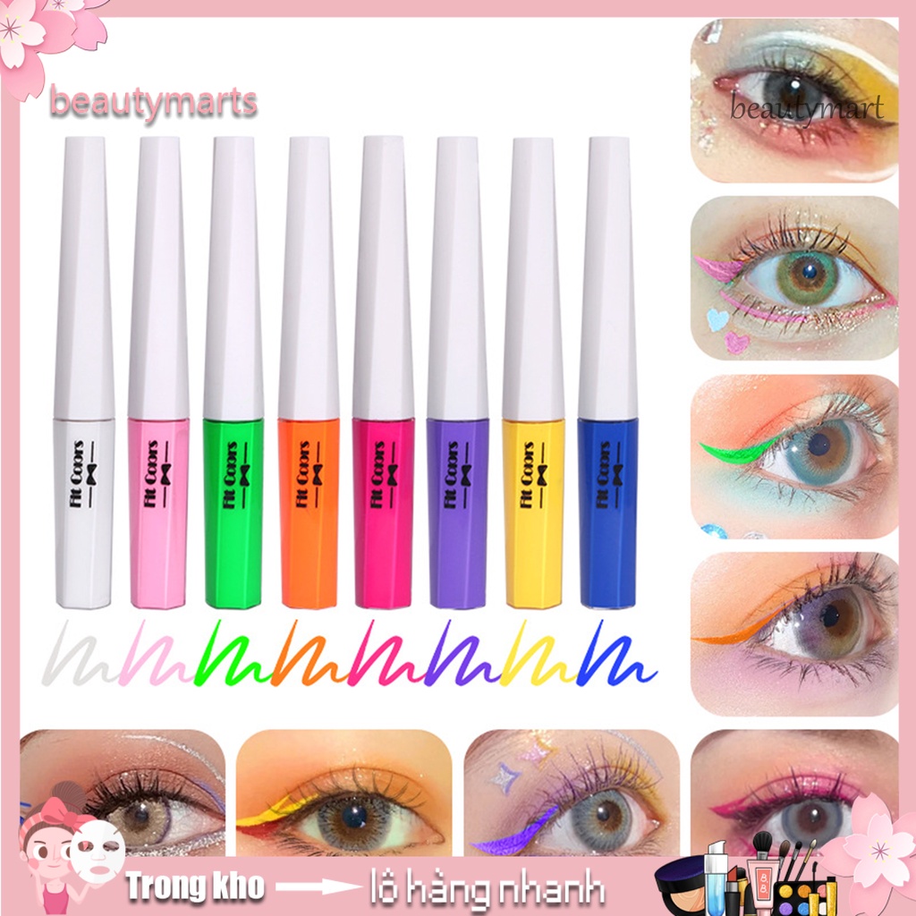 Bút Kẻ Mắt Nước Byb 6G Cho Màu Dạ Quang Kháng Nước Mau Khô Nhiều Màu Sắc