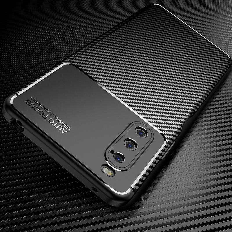 Ốp Điện Thoại Hybrid Phối Sợi Carbon Kiểu Áo Giáp Chống Sốc Cho Sony Xperia 10.4 10 Iv