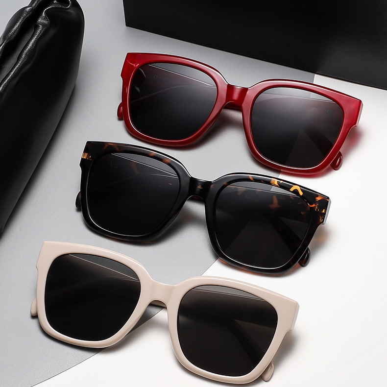 Sunglasses Europe and America Sunglasses Retro Square Large Frame Sunglasses Personality Men's and Women's Sunglasses Trend