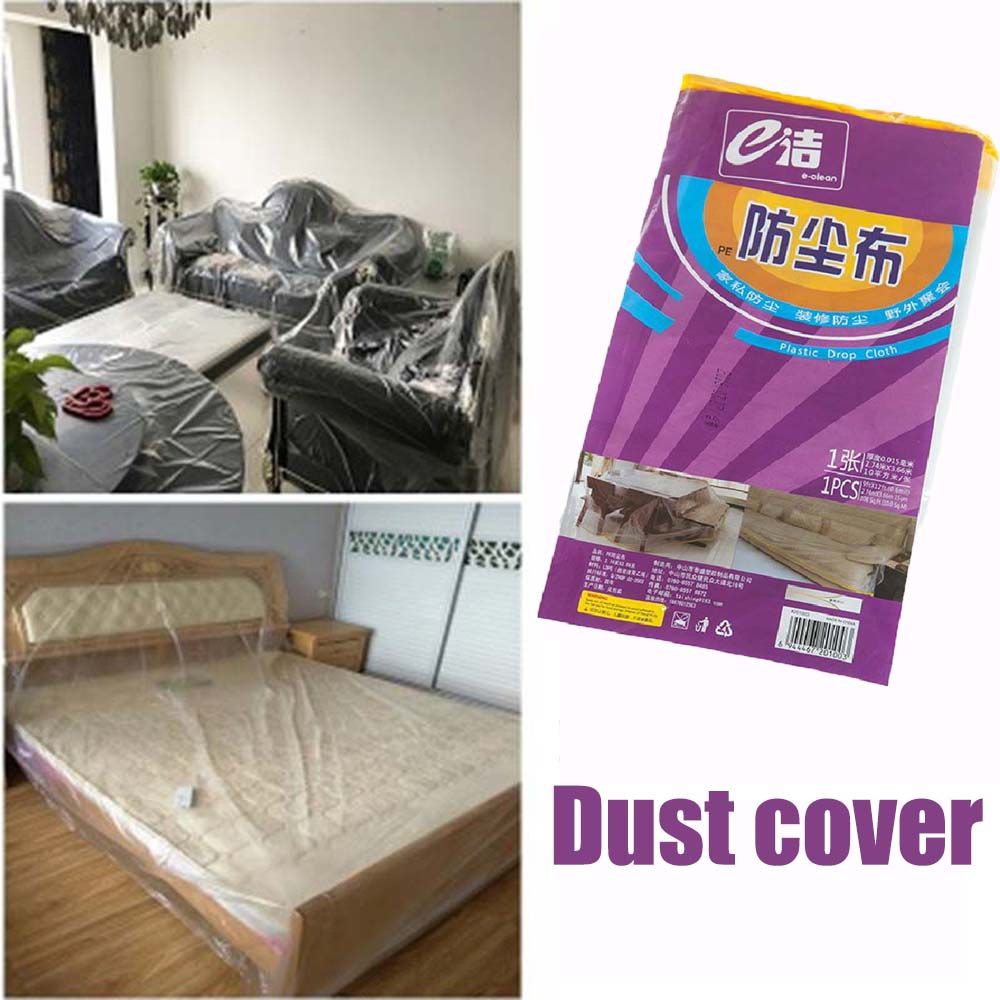 Tấm Phim Nhựa Bọc Đồ Nội Thất Chống Bụi Chống Thấm Nước Nhiều Màu Sắc Sử Dụng Một Lần Tiện Lợi