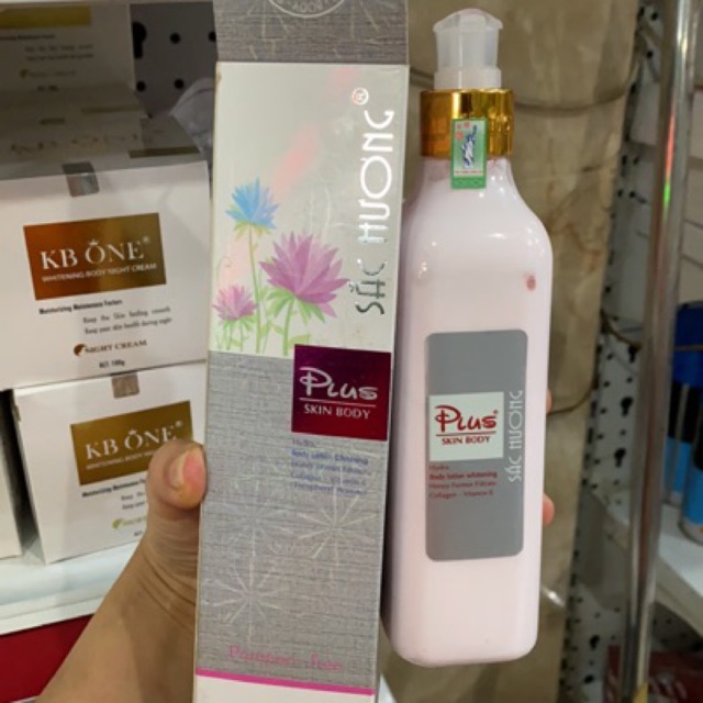 KEM SẮC HƯƠNG PLUS  SKIN DƯỠNG DA CHỐNG NẮNG