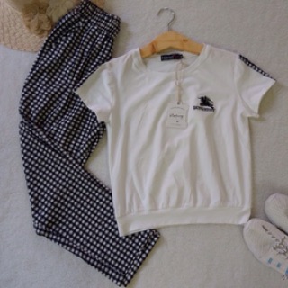 Bộ đũi Burberry siêu mát