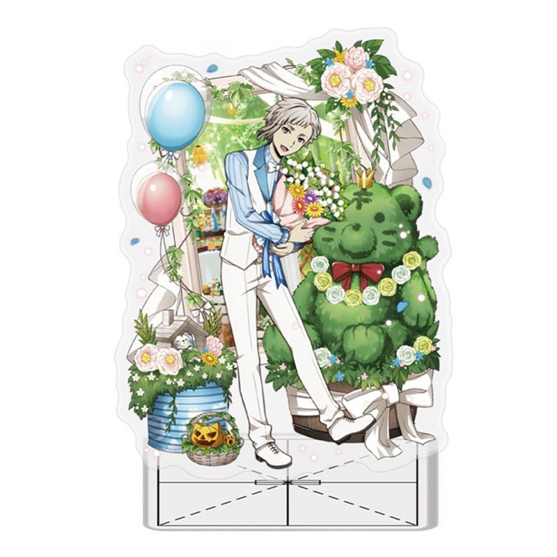 Mô hình nhân vật anime Bungou Stray Dogs có giá đỡ trưng bày làm từ acrylic