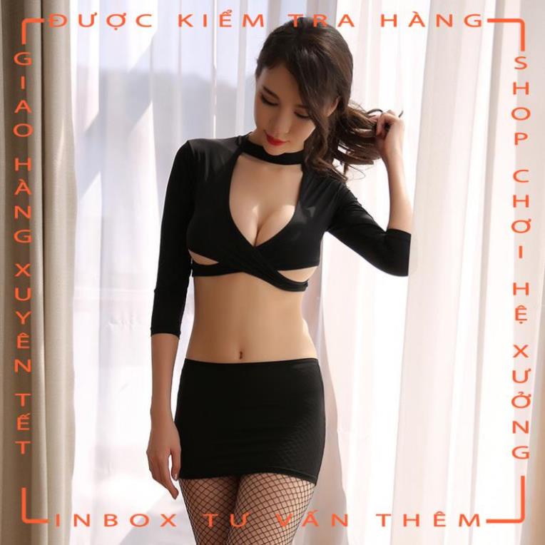Cosplay cô nàng thư ký gợi cảm hở ngực bộ đồ ngủ sexy 1012  - hot tiktok | BigBuy360 - bigbuy360.vn