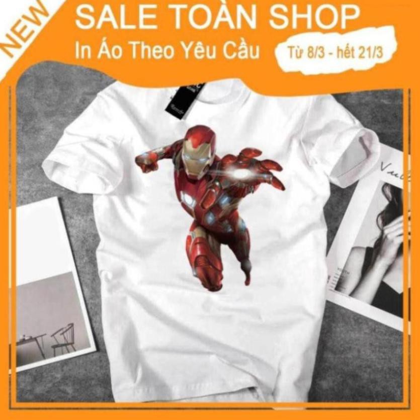 Áo thun Nam Nữ Iron Man Dễ Thương Áo thun Unisex - Áo thun tay lỡ cặp đôi - Áo thun Hàn Quốc 344352