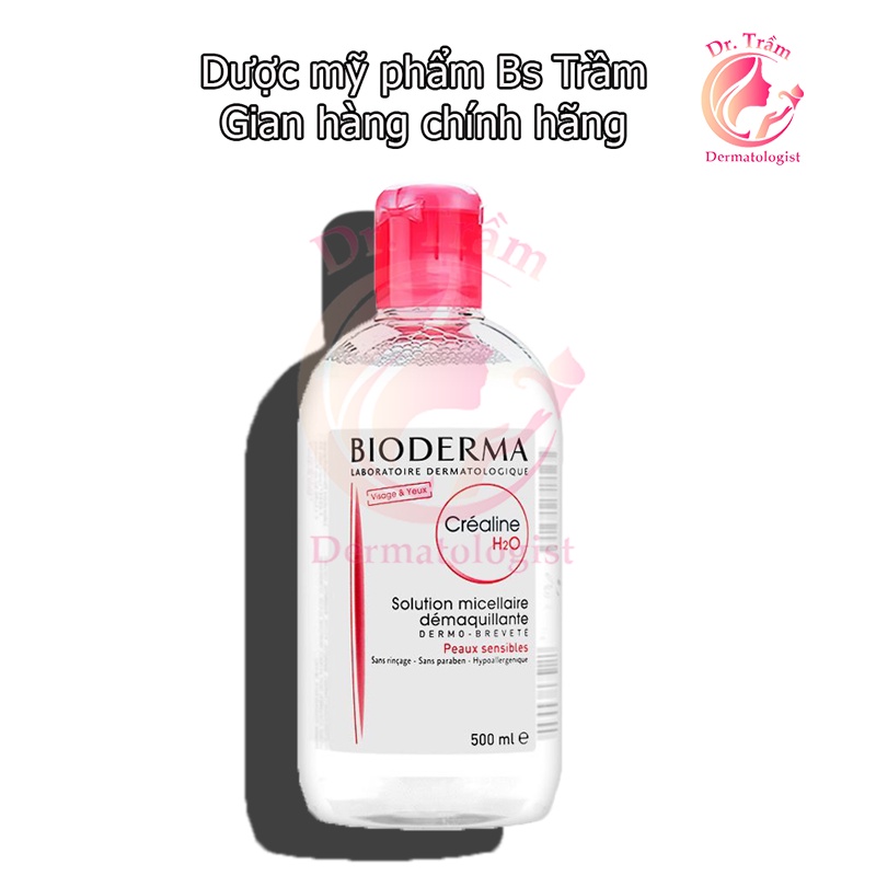 Nước Tẩy Trang Bioderma 500ml Hồng