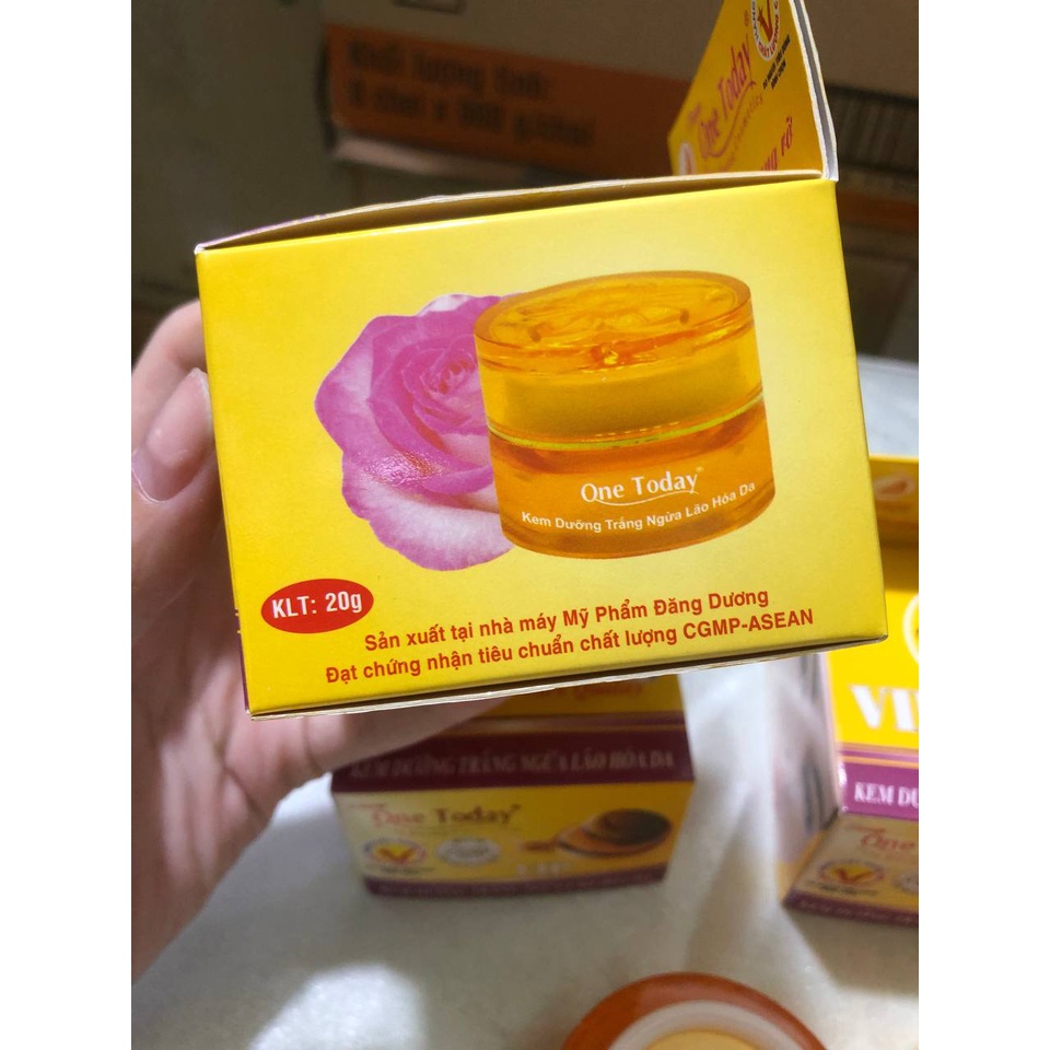 Kem ốc sên dưỡng trắng da ngừa lão hóa vip 20g