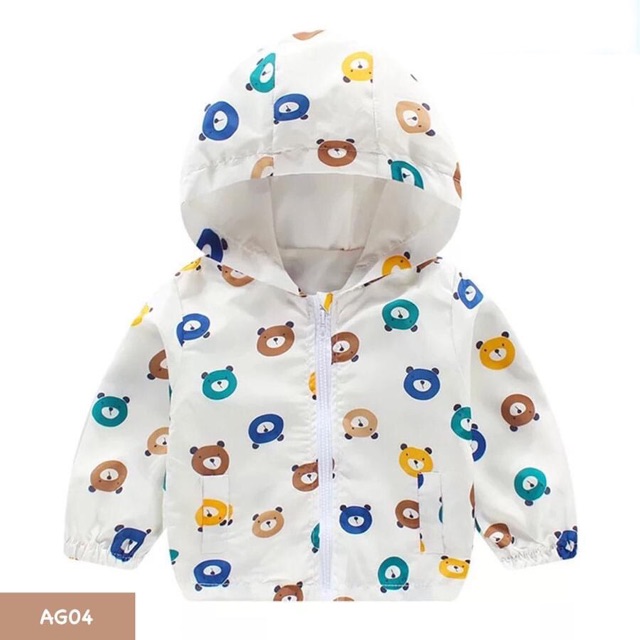 Áo gió 2 lớp cho bé 1-6y