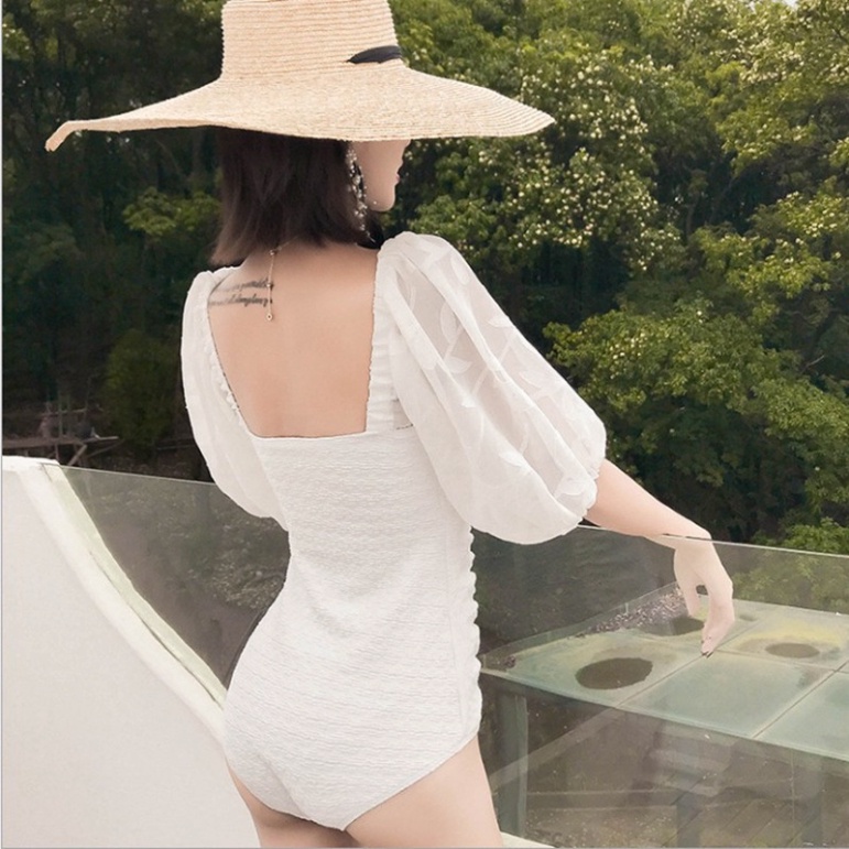 Bikini liền thân 1 mảnh LUHAZO sang chảnh Hàn Quốc cao cấp xịn xò không đụng hàng 2022 2603 DK4T403