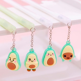 Bút bi vỏ silicon tạo hình quả bơ sáng tạo