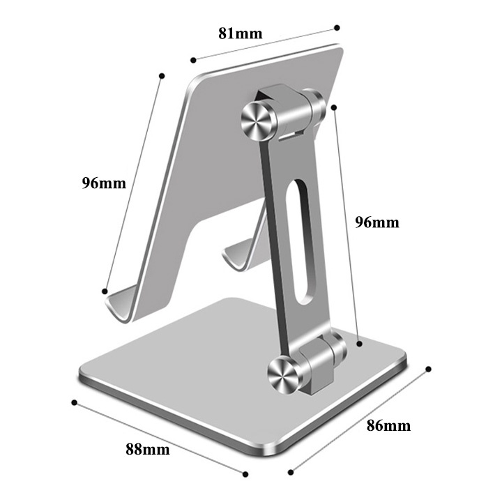 Giá đỡ máy tính bảng hợp kim nhôm, 2 trục điều chỉnh MT-133, MT-134