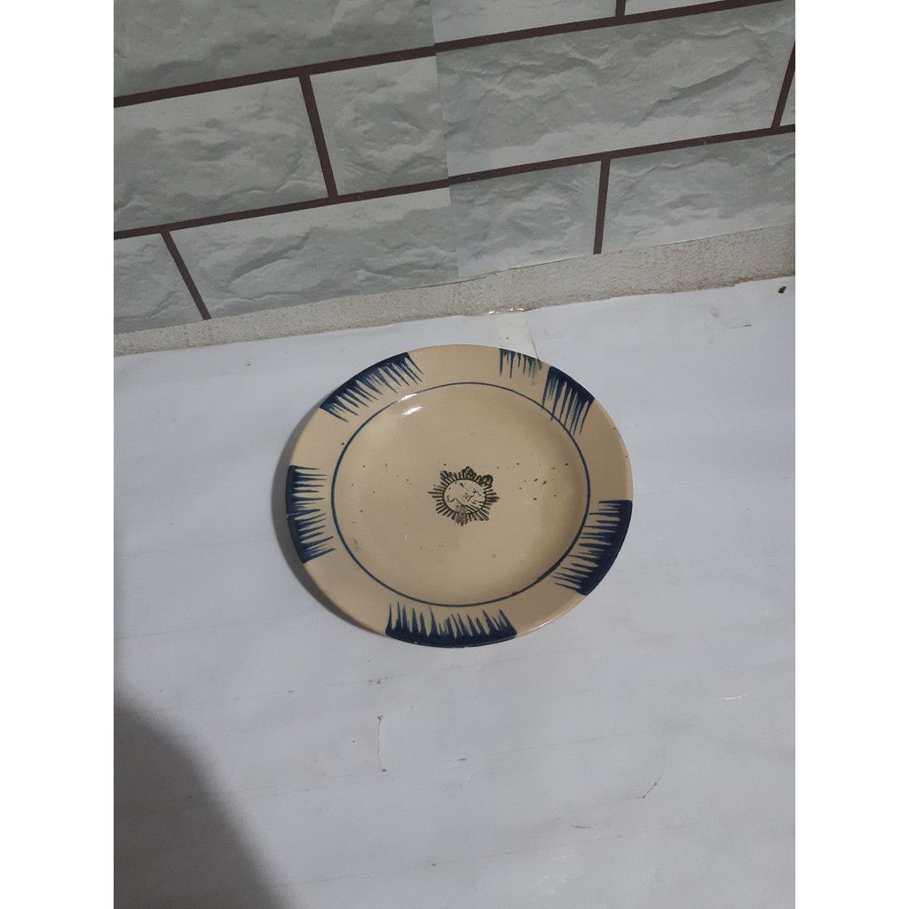 5 Đĩa kiểu xưa 18 cm xanh