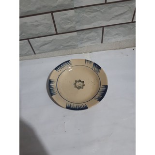 5 Đĩa sành kiểu xưa 18cm  xanh