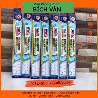 🔥kho sỉ vpp, giá tốt🔥 thước dẻo win 15cm, 20cm, 30cm - vpp bích vân