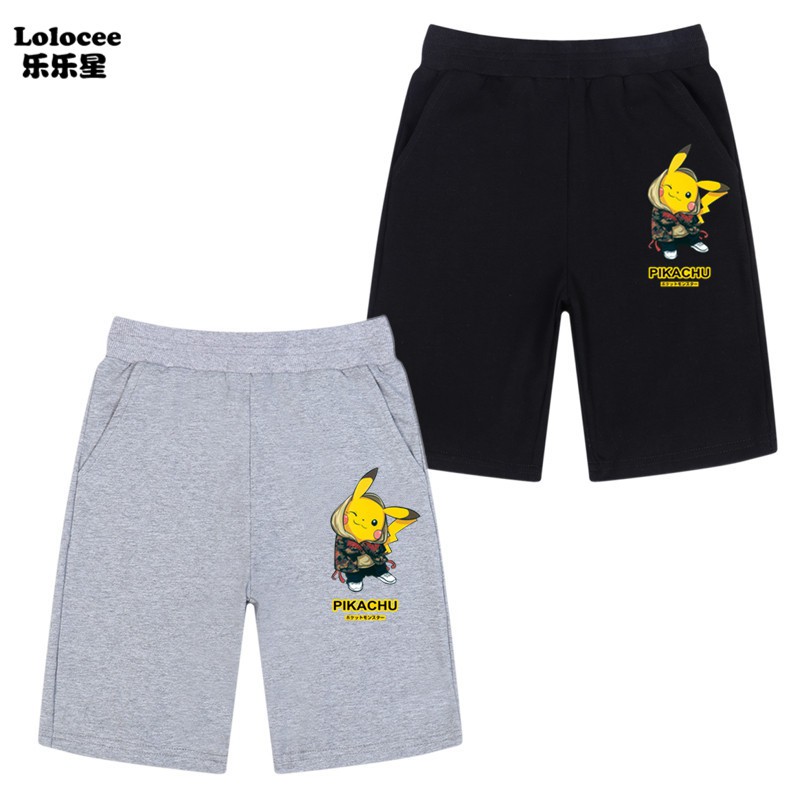 Quần ngắn thể thao Short Cotton Lưng Thun Cho Bé Trai