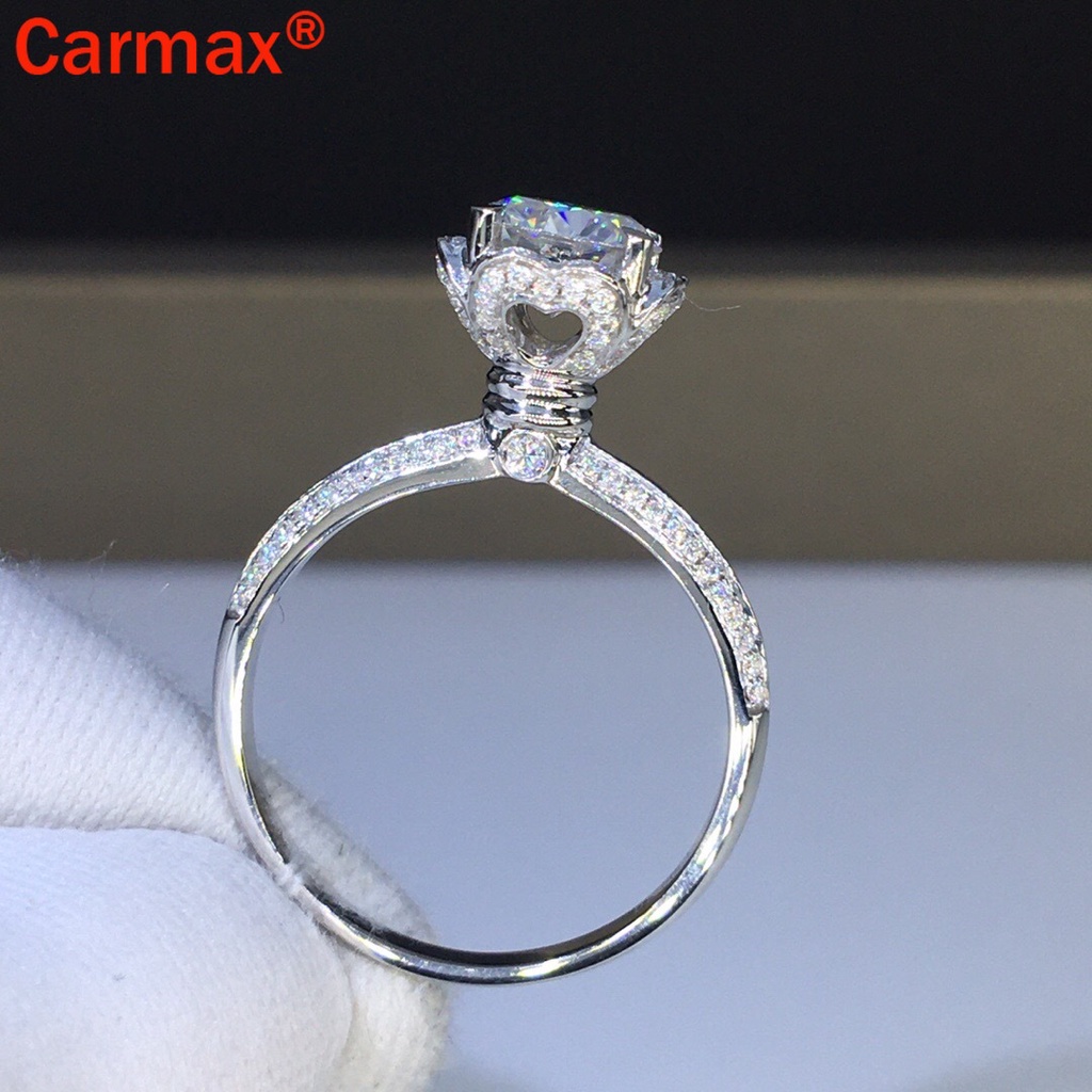Nhẫn thời trang họa tiết kiểu moissanite