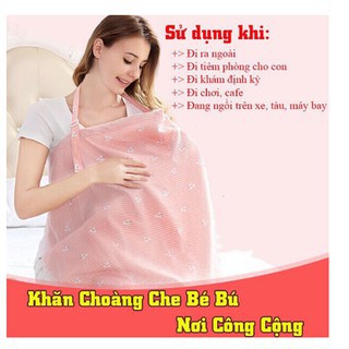 Áo choàng , khăn choàng che bé bú khi ra ngoài đường ...