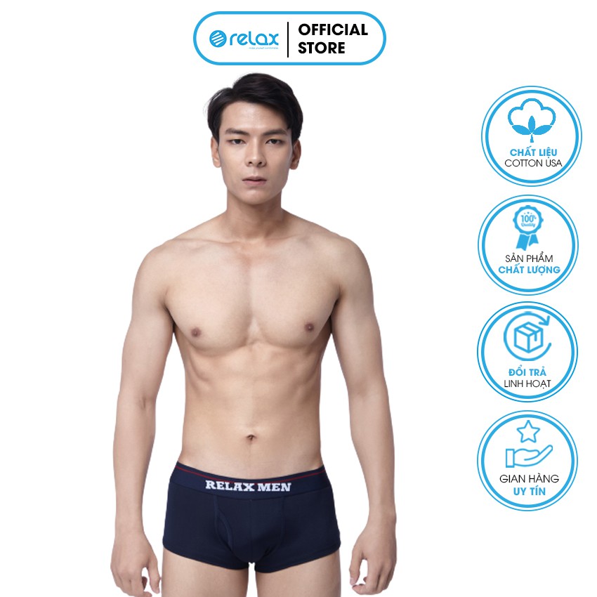 Quần lót nam trunk RLTK058 quần sịp nam thoáng mát mềm mại cao cấp, co giãn tốt, ôm gọn - RELAX FAMILY