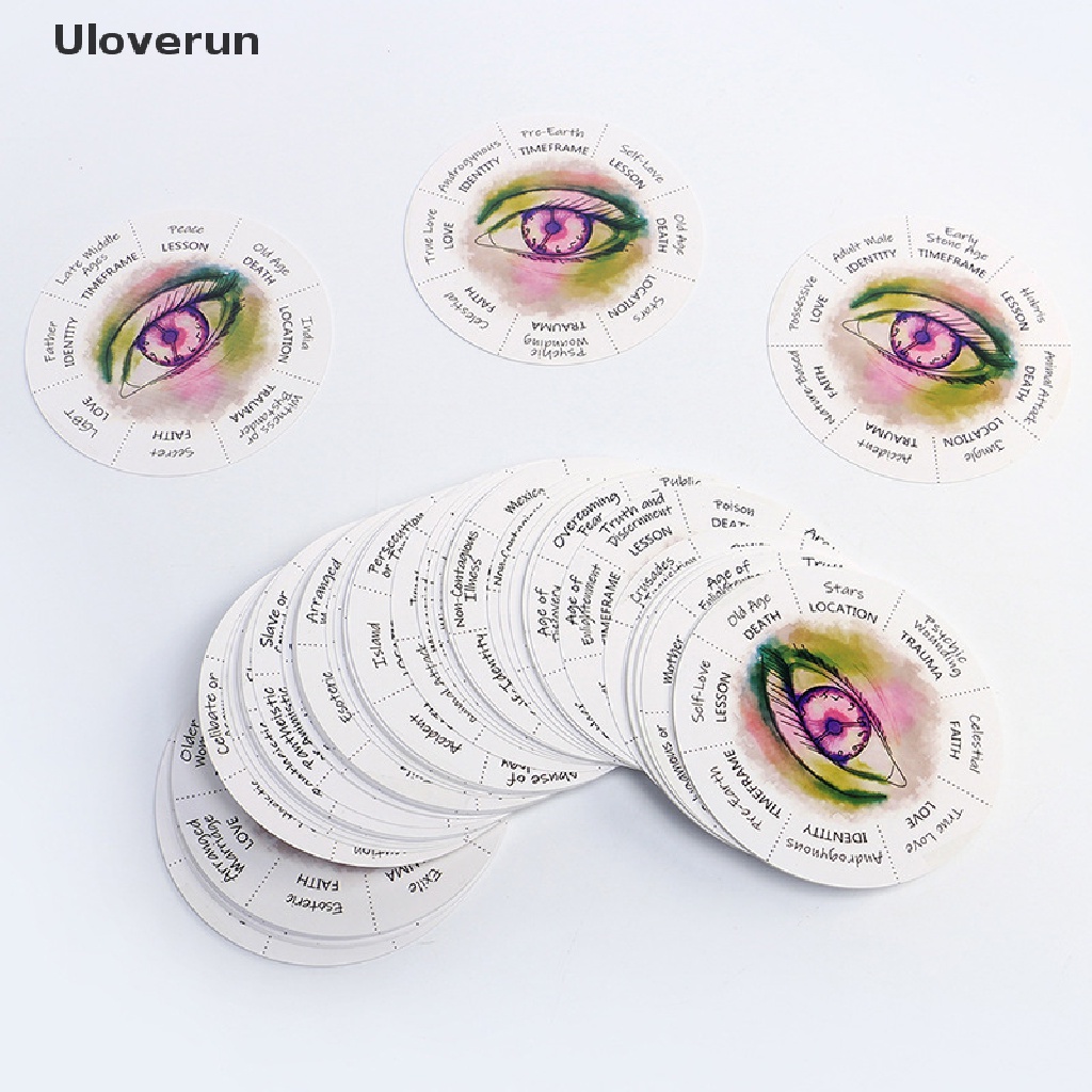 Bộ 87 Thẻ Bài Trò Chơi Uloverun Uncover Your Past Life Oracle