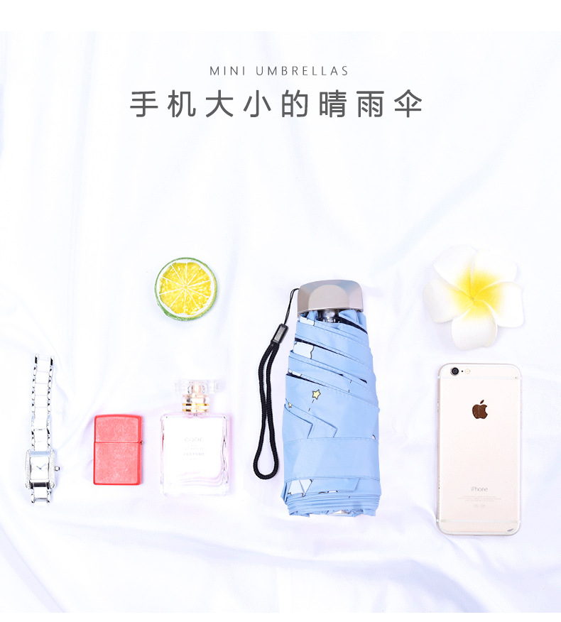 Ô gấp mini bỏ túi màu sắc dễ thương-20 lựa chọn