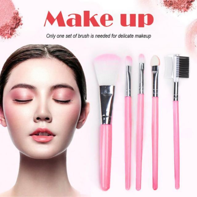 Bộ 5 cọ trang điểm cao cap